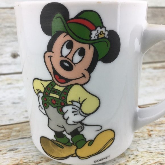 Vintage Reutter MICKEY MOUSE Porcelain Germany Disney Coffee Tea 3.5" Cup Mug - Picture 9 of 11